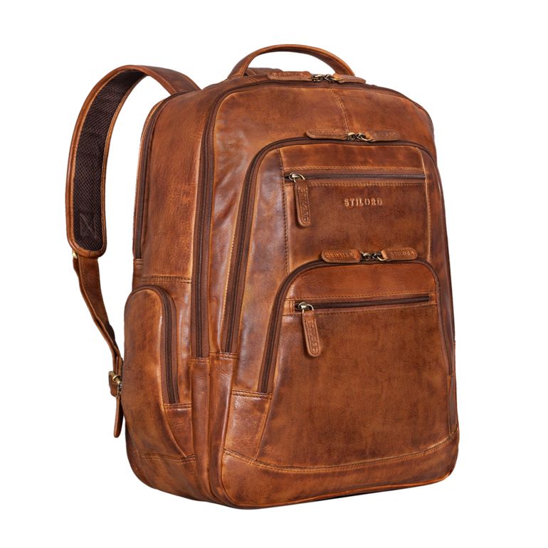 "Igor" Leather Backpack Large Men and Women