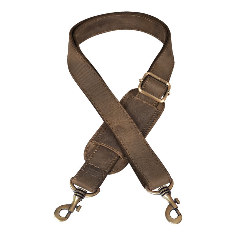 "Elli" Leather shoulder strap with pad