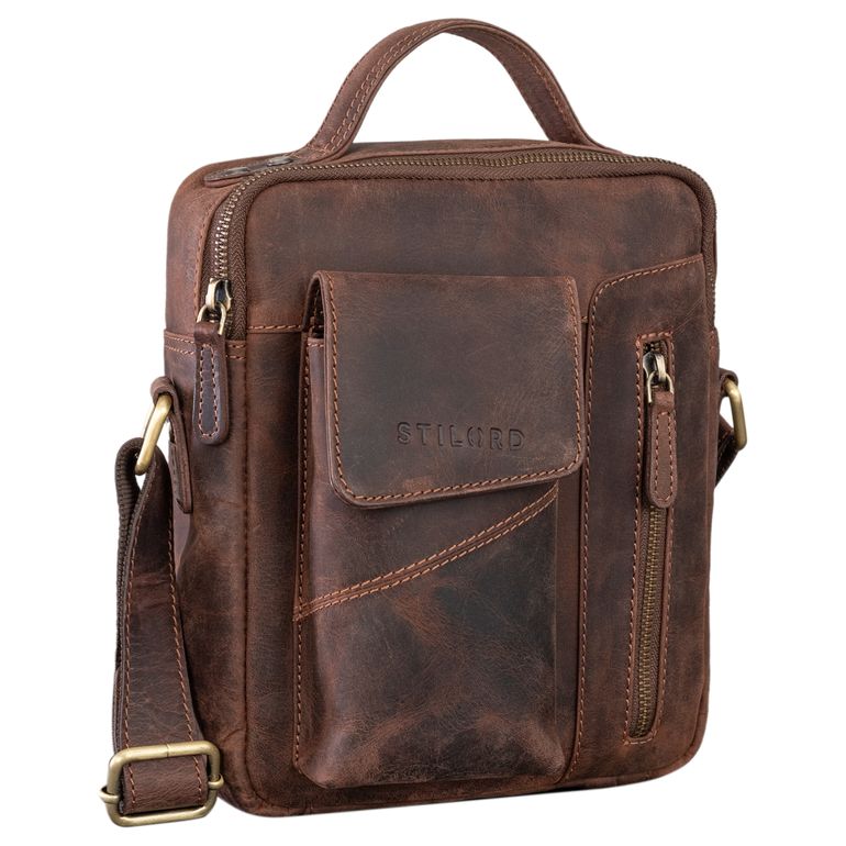  "Otis" Shoulder Bag Men's Leather Small