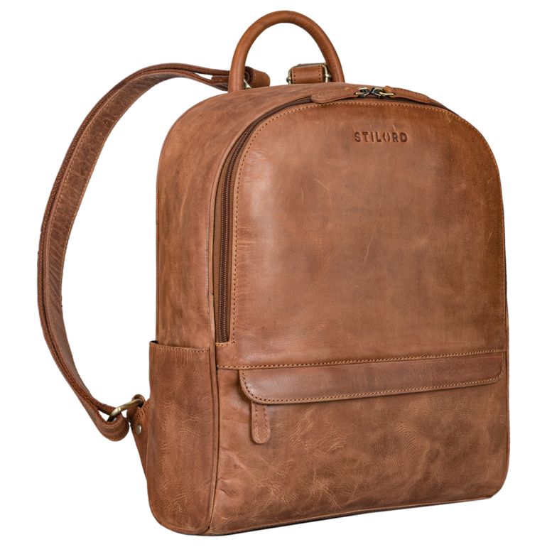 "Erika" Leather Backpack Ladies Mens Small