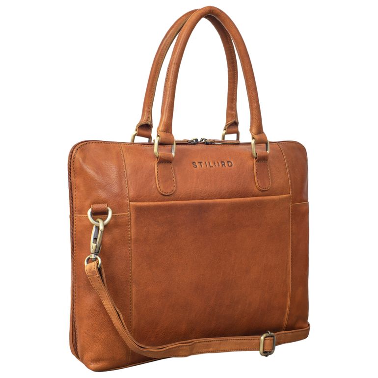 B-Stock "Latoya" Ladies Briefcase Handbag Leather