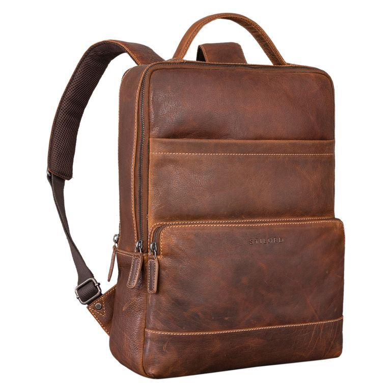 Henning High Quality Leather Backpack Men and Women