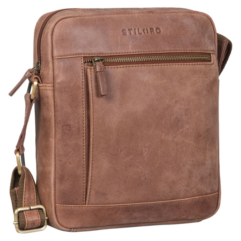 "Alwin" Fashionable Shoulder Bag for Men Leather