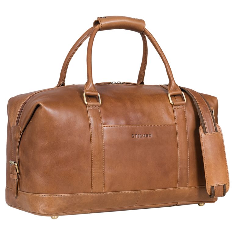 "Viator" Weekend Travel Bag Leather