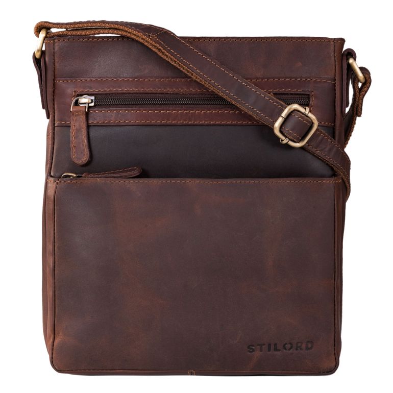 "Kian" Shoulder Bag Mens Small Leather