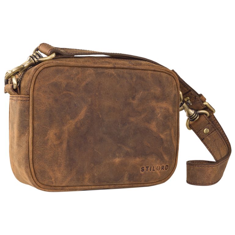 "Tamika" Moderne Crossbody Bag Dames met Brede Riem