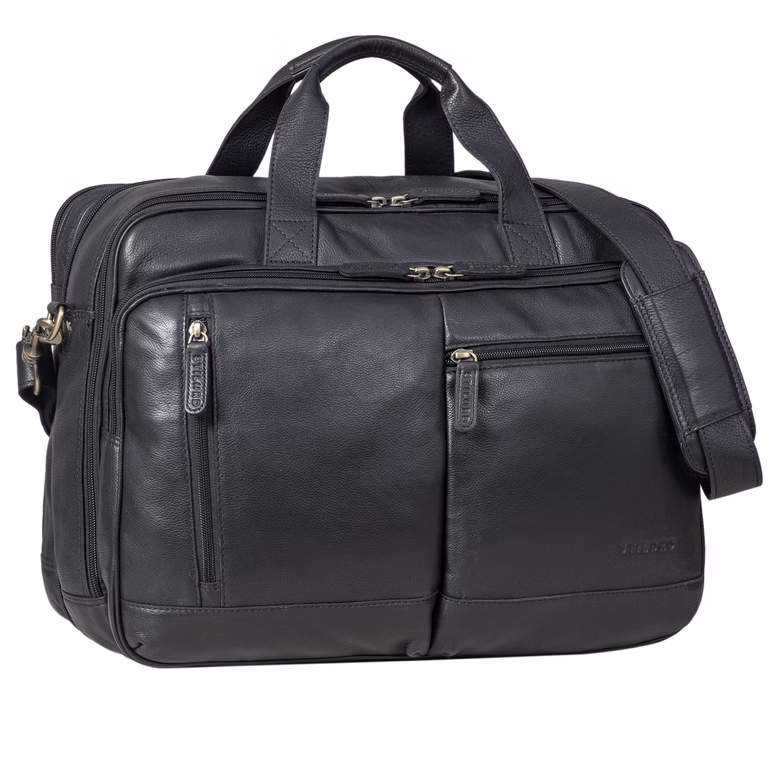 "Arnold" Spacious Leather Laptop Bag "Arnold" Spacious Leather Laptop Bag