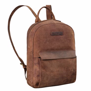 "Adelin" Fashionable Small Leather Backpack