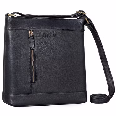 "Moni" Bolsa Crossbody Elegante para Mulher em Couro Tamanho Médio para tablet de 11"