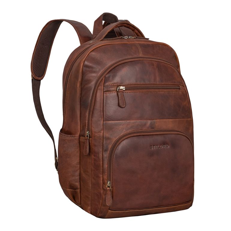 "Pierre" Leather Business Backpack Ladies and Men 