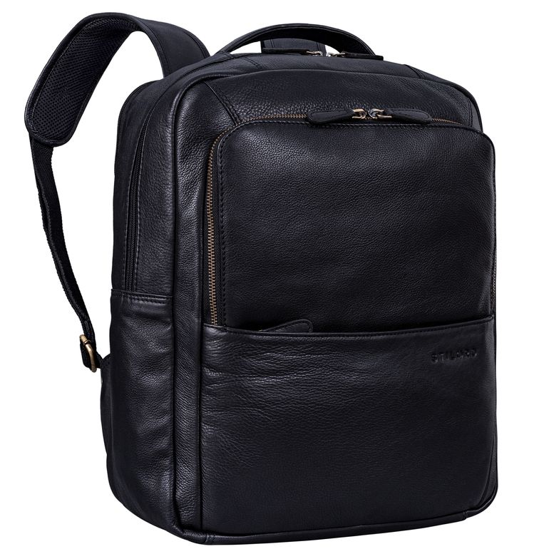 "Thomas" Leather Notebook Backpack 17 inch