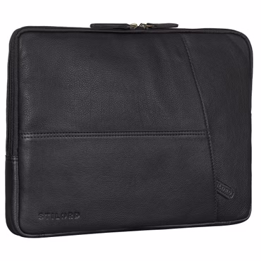 “Chuck” Stilfuld Læder Laptop Sleeve 15.6 Tommer Taske