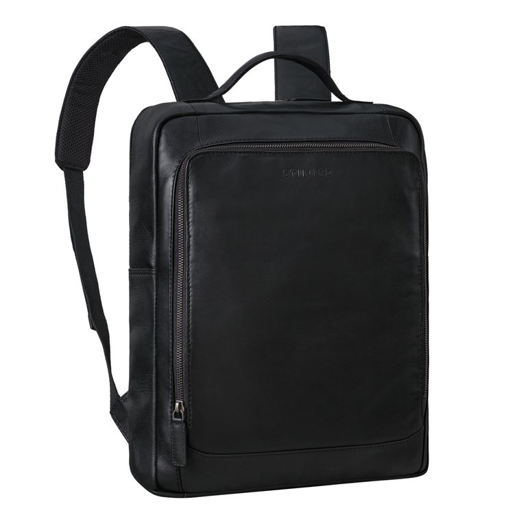 "Zabel" leather laptop backpack 15.6 inch