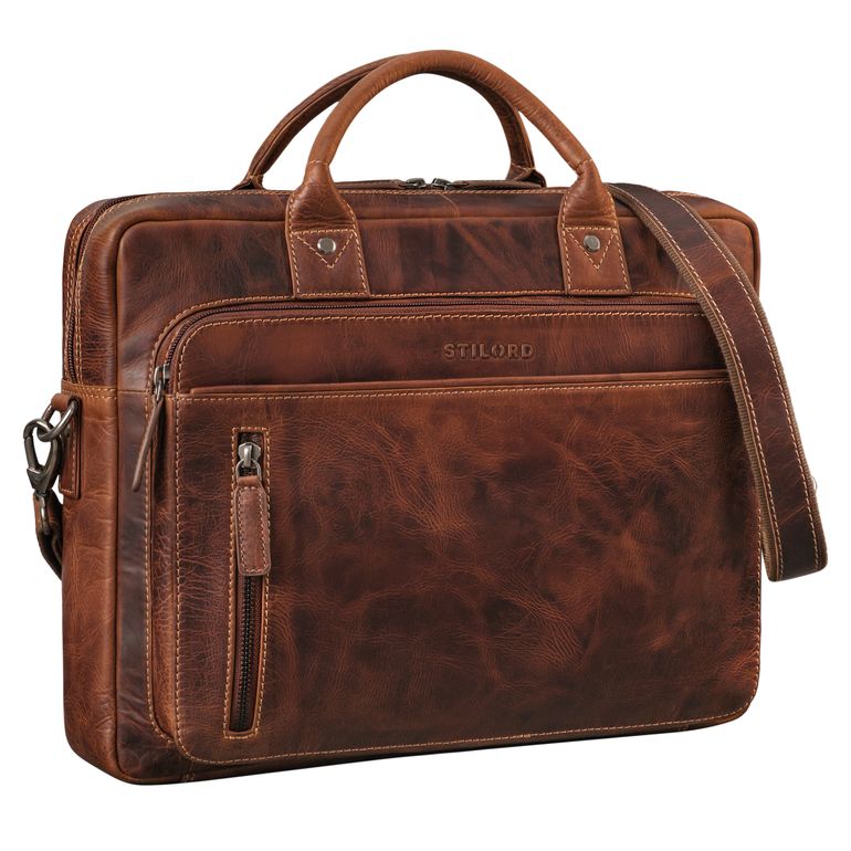 "Syd" Business Bag Leather Men Women