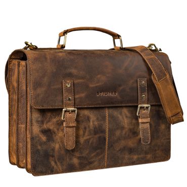 "Bernd" business bag leather vintage