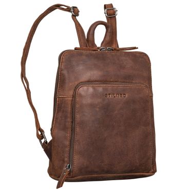 "Sally" Vintage Backpack Women Leather Small