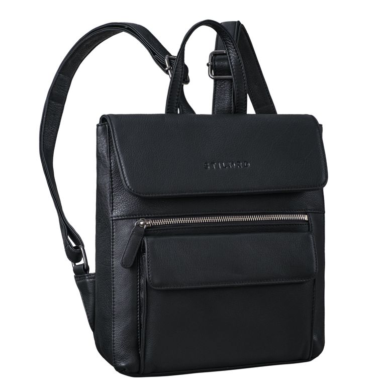 "Venetia" Small Leather Backpack Womens