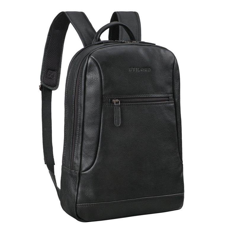 "Bradley" Mochila de Couro Grande para Laptop 13.3 - 15.6 Polegadas