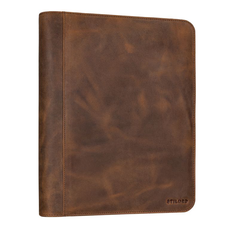 "Tate" Vintage Document Organiser A4 Leather