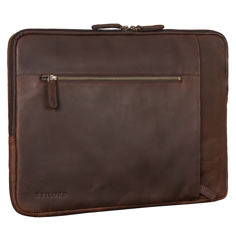 "Jupiter" Laptoptasje 17 inch Leer