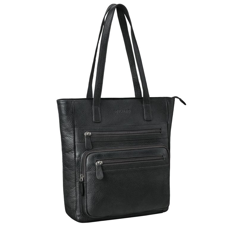 "Jolene" Vintage Shopper Dames Leren Handtas