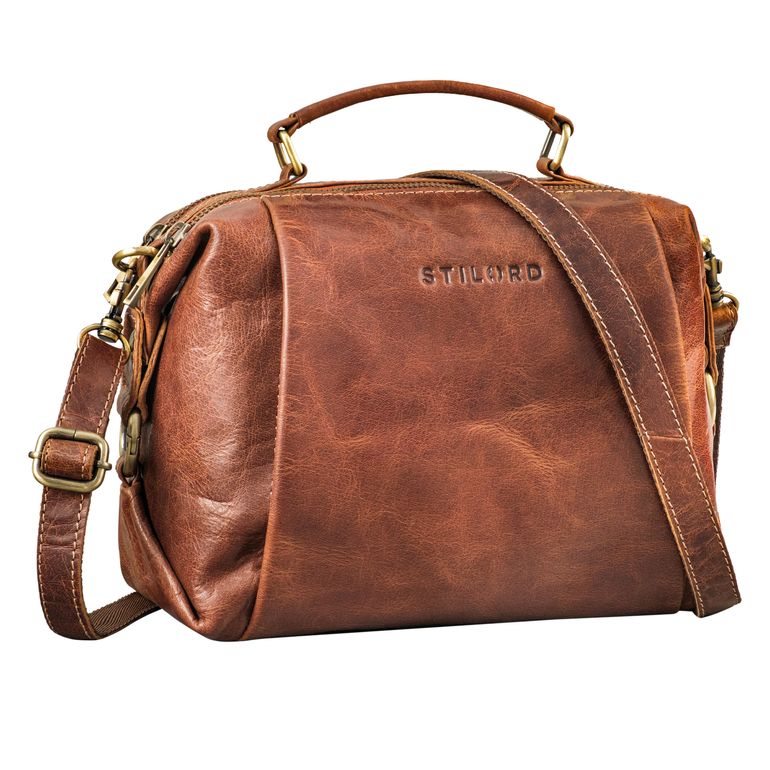 "Vera" Vintage Leather Shoulder Bag