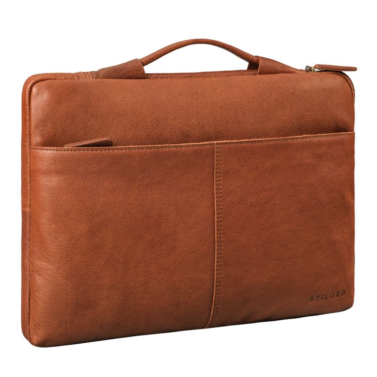 "Kit" Laptop Bag 15.6 Inch Leather Men's Laptop Sleeve