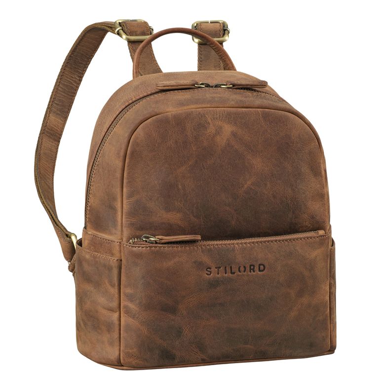 "Nelia" Small Womens Backpack Leather 