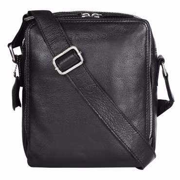 "Bastian" Mens Leather Shoulder Bag Vintage