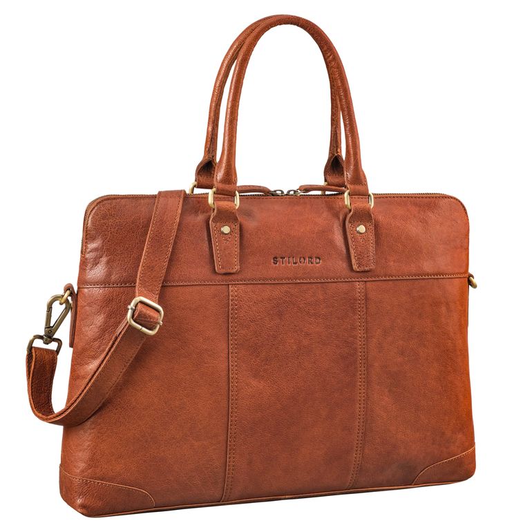 "Charlize" Leather Business Bag Ladies Large