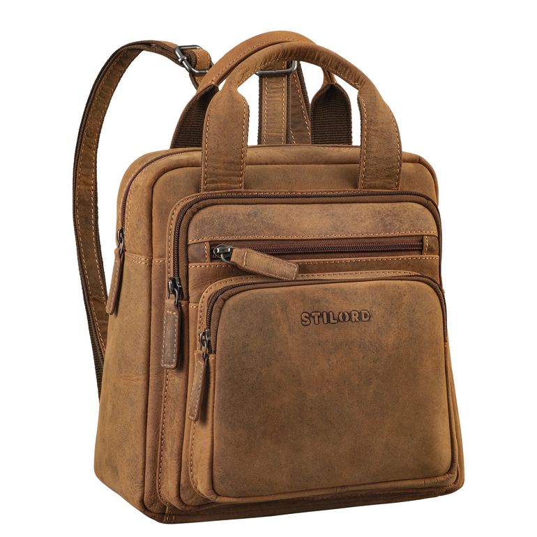 "Maple" Small Backpack Women Leather