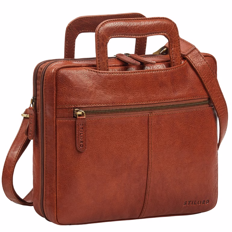 "Connell" Slim Laptop Bag 13.3 Inch Leather