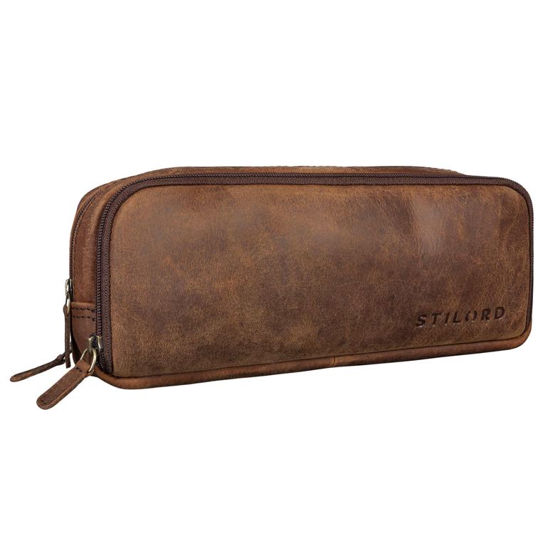  "Flo" Leather Pencil Case Large