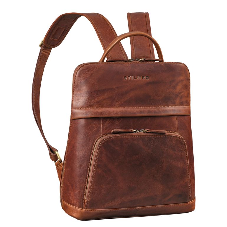 "Jolanda" Small Leather Backpack Women Elegant