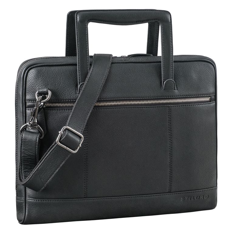 "Tristan" Leather Laptop Bag Men 