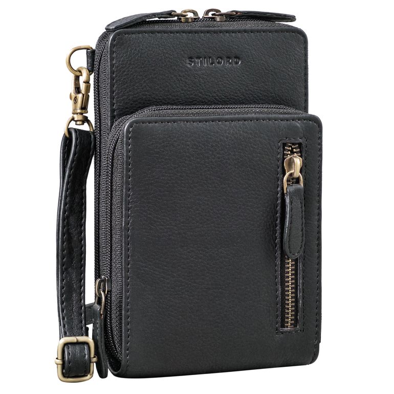  "Payton" leather cross body bag for women and men