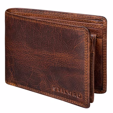 "Norman" Pánska Kožená Peňaženka RFID Veľká Skladacia Peňaženka