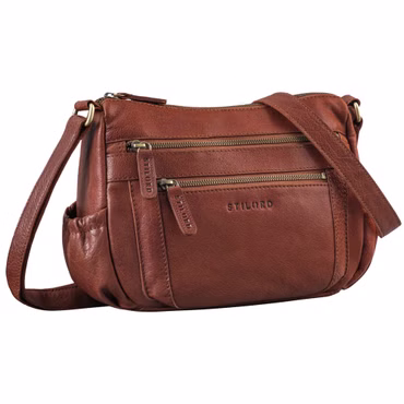 "Rose" Boho Leather Bag Women Medium Size 