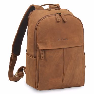 "Marino" Stylish Real leather backpack for Women and Men Medium