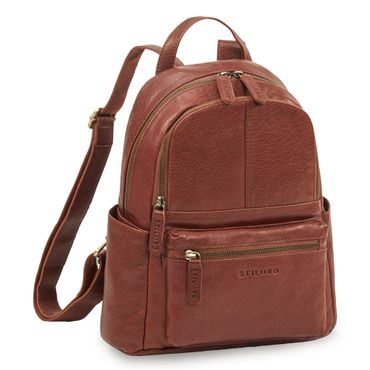 Berry Dámský Kožený Batoh Malý 13 Palců 