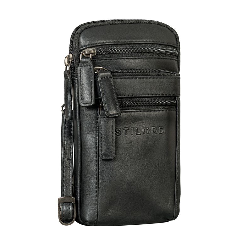 "Mikael" 3-in-1 Leather Chest Bag for Men - Phone Pouch and Belt Bag