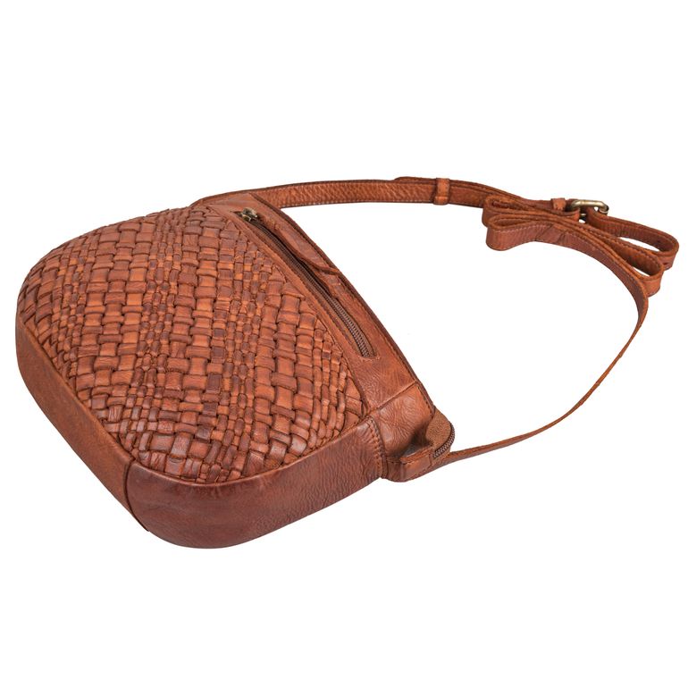 Weekend Max Mara Handtas in gevlochten look met labeldetail, model
