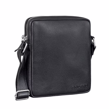 "Zander" Bolsa Pequena de Couro Masculina Transversal Estilosa