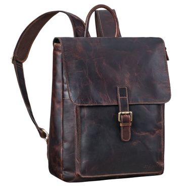 Debbie Velké Dámský Kožený Batoh na Notebook 15.6 Palců 