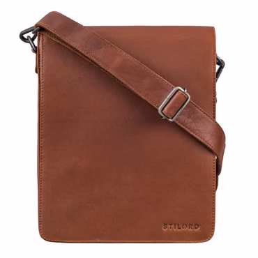 STILORD "Oxford" Vintage Messenger Bag Leather Men Portrait Format DIN A4 STILORD "Oxford" Vintage Messenger Bag Leather Men Portrait Format DIN A4