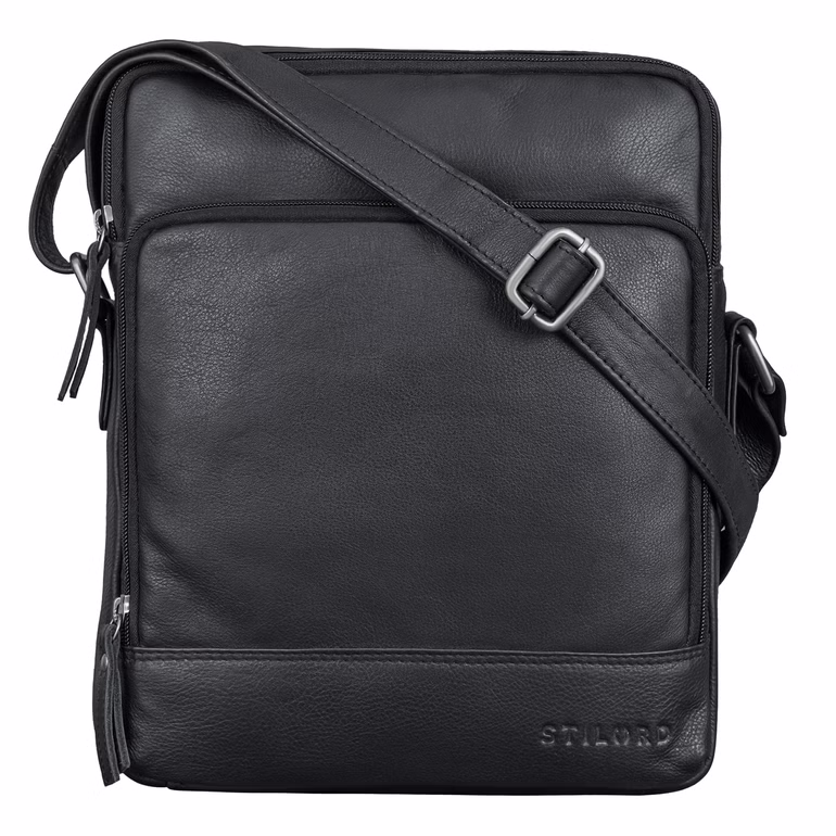 "Faro" Bolsa Vintage Masculina Pequena Mensageiro de Couro