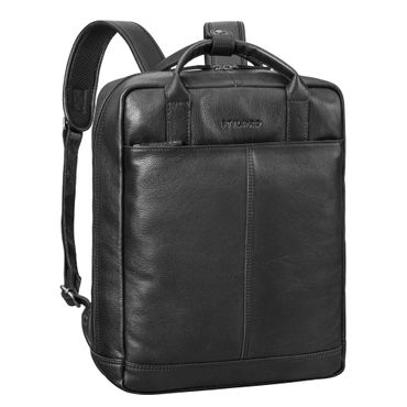 Bobbie Kožený Batoh pro Muže & Ženy 2 v 1 Laptop Batoh 16 Palců