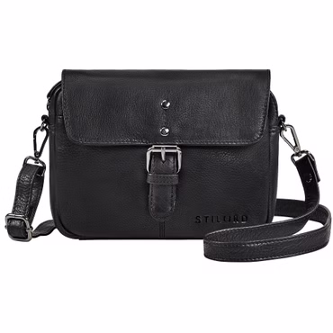 "Belle" – Elegante bolsa tiracolo pequena de couro para mulheres