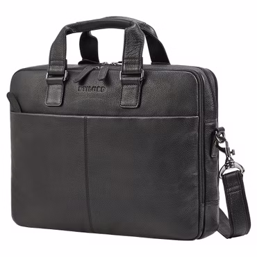 "Oslo" Leather Laptop Bag for Men - Double 15.6, 17, 18 Inch Laptop Compartment "Oslo" Leather Laptop Bag for Men - Double 15.6, 17, 18 Inch Laptop Compartment