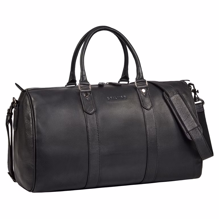 "Santiago" Bolsa Vintage em Couro 28L Weekender Transversal para Homens e Mulheres